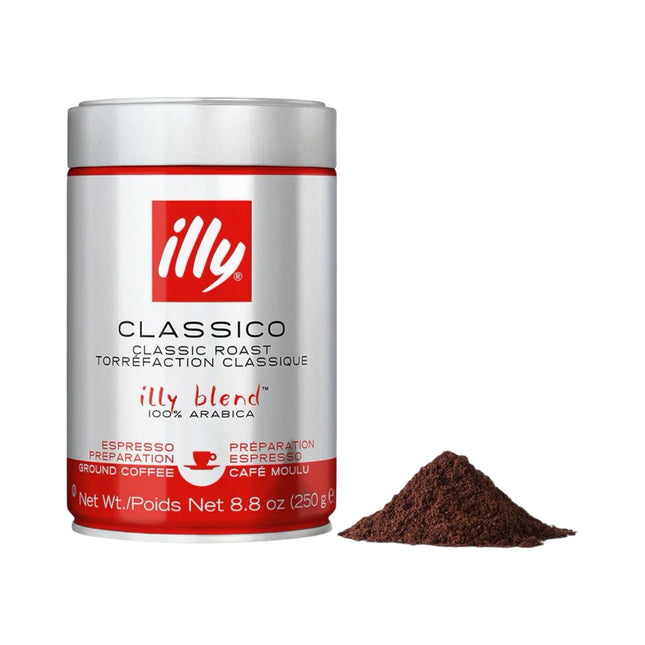 Illy Classico Ground Coffee Medium Roast 250g