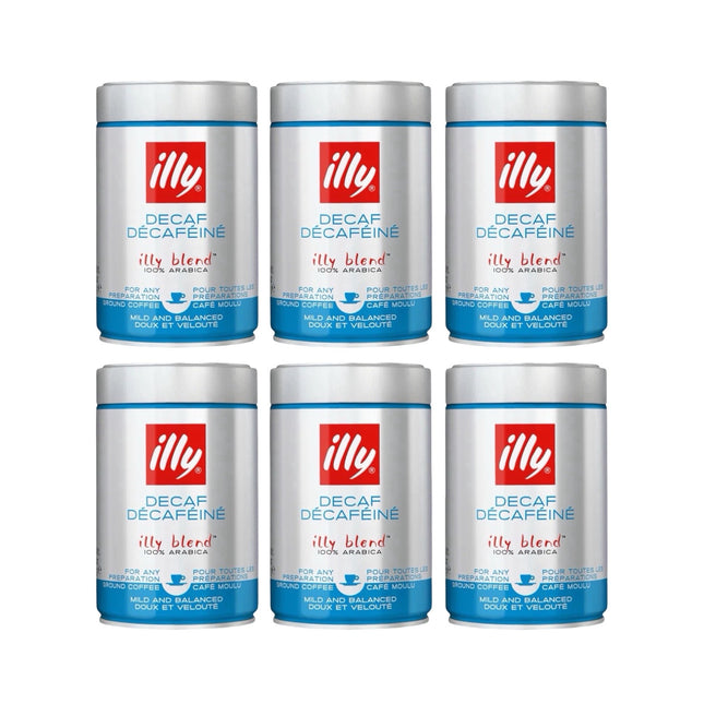 Illy Decaf Classico Ground Coffee Medium Roast 1.5kg (6 x 250g)