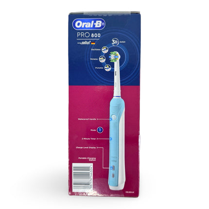 oral b pro 800 toothbrush with travel case
