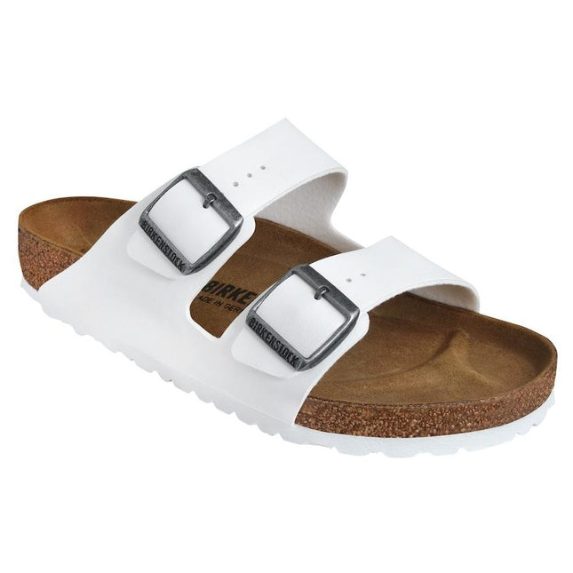 Birkenstock Arizona Birko-Flor Unisex Sandals White Regular Fit EU 43–45