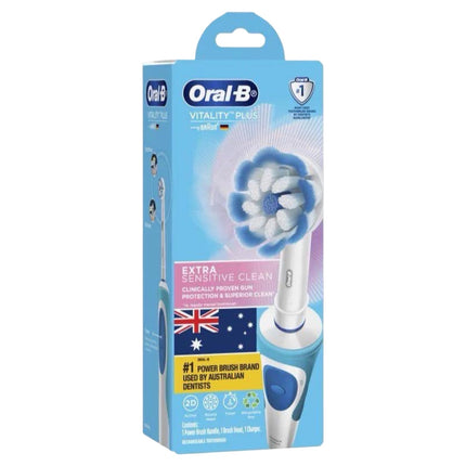 Oral-B Vitality Extra Sensitive Clean & Precision Clean Electric Toothbrush 2 Pack