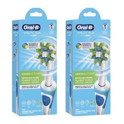 Oral-B Vitality CrossAction Electric Toothbrush 2 Pack