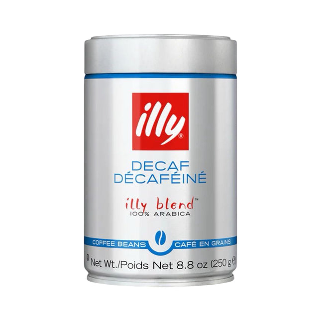 Illy Decaf Classico Whole Bean Coffee Medium Roast 250g