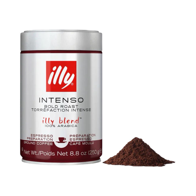 Illy Intenso Ground Coffee Bold Roast 250g