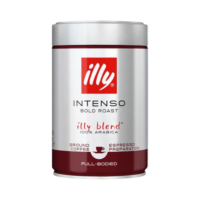 Illy Intenso Ground Coffee Bold Roast 250g