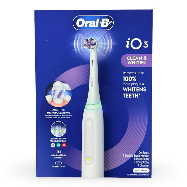 oral b io series 3 clean whiten electric toothbrush