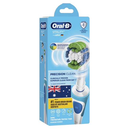 Oral-B Vitality Precision Clean, Extra Sensitive Clean & FlossAction Electric Toothbrush 3 Pack