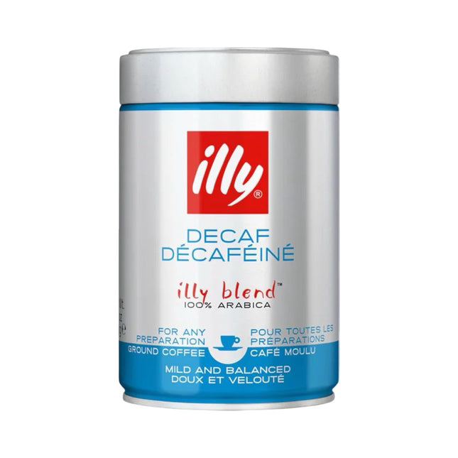 Illy Decaf Classico Ground Coffee Medium Roast 250g