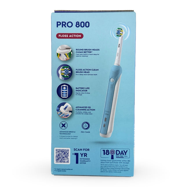 oral b pro 800 floss action 3d cleaning toothbrush
