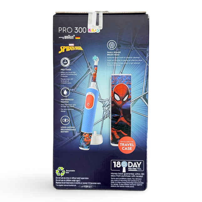 oral b kids electric toothbrush spiderman