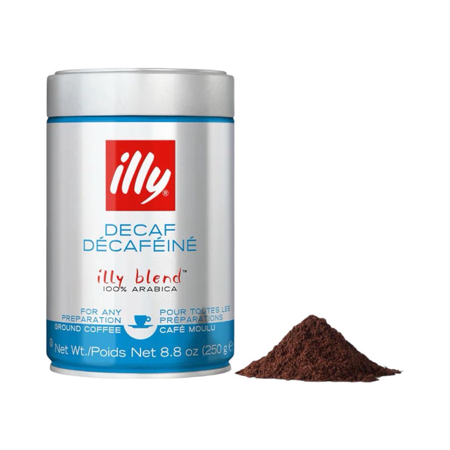 Illy Decaf Classico Ground Coffee Medium Roast 250g