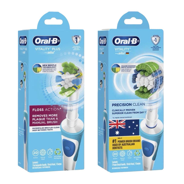 Oral-B Vitality FlossAction & Precision Clean Electric Toothbrush 2 Pack