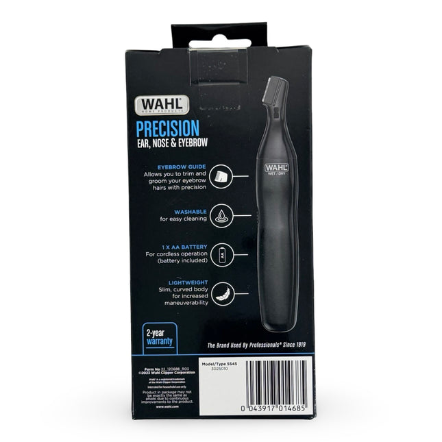 wahl eyebrow and nose grooming trimmer