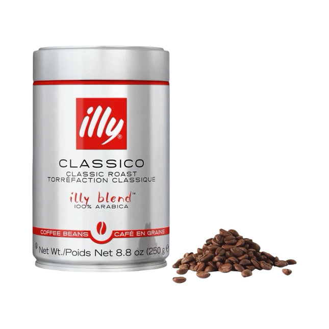 Illy Classico Whole Bean Coffee Medium Roast 250g