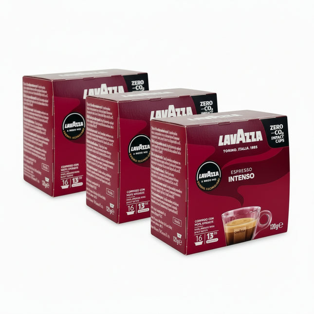 Lavazza A Modo Mio Intenso Coffee Pods – 48 Pods (3 Packs x 16 Pods)
