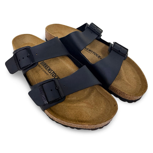 Birkenstock Arizona Unisex Leather Regular Fit Sandals – Black