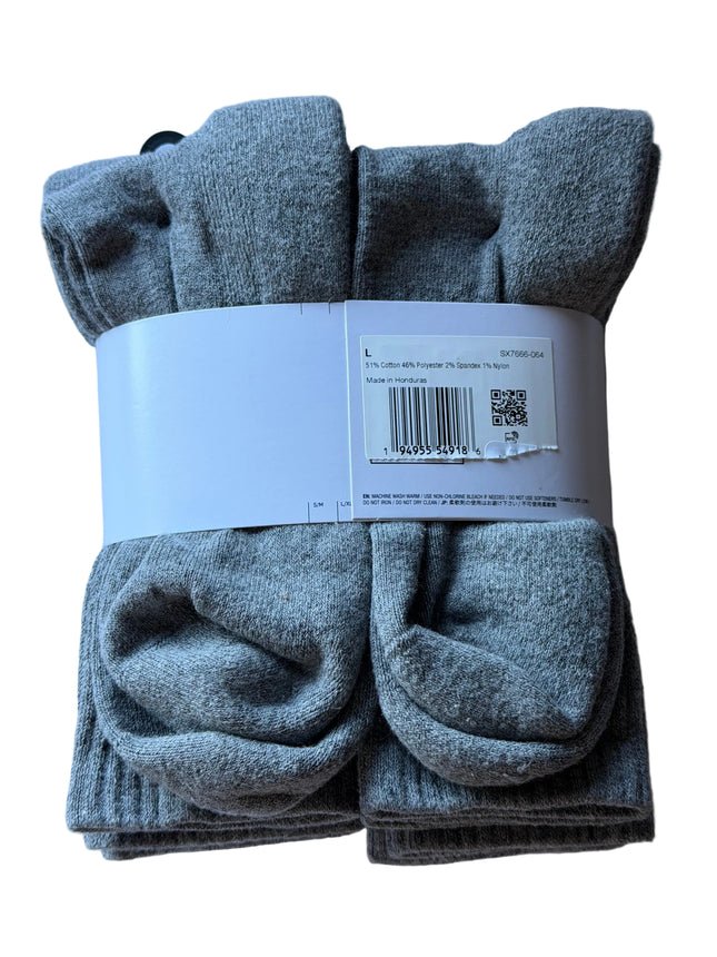 Nike Unisex Everyday Plus Cushioned Socks 6-Pack – Grey/Black