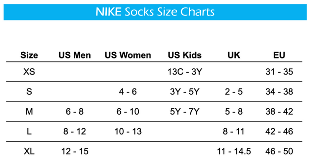 Nike Unisex Everyday Cushioned Crew Socks 6-Pack – Black/White