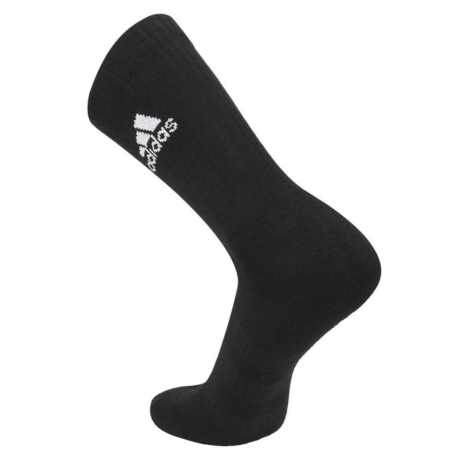 Adidas Men's Cushioned Crew Socks 3-Pack - Grey Heather/White/Black